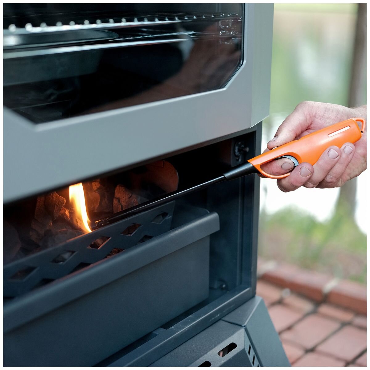 Masterbuilt 40 Inch Digital Charcoal Smoker - Four Racks, WiFi and Bluetooth Control - MB20061321