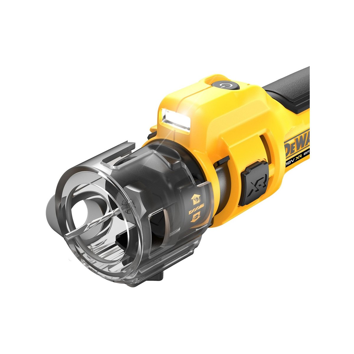 DeWALT 18V Cordless Brushless Drywall Cut Out Tool Skin Only DCE555N-XJ