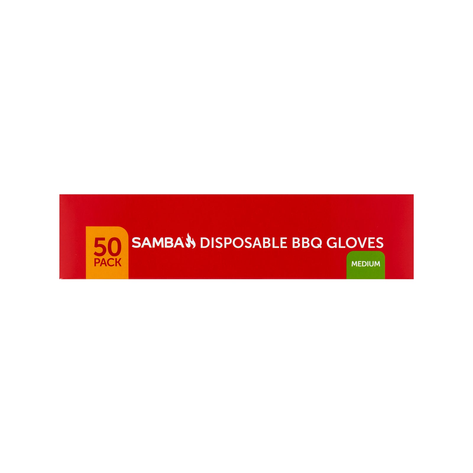 Samba Medium Disposable BBQ Gloves Nitrile 50 Pack