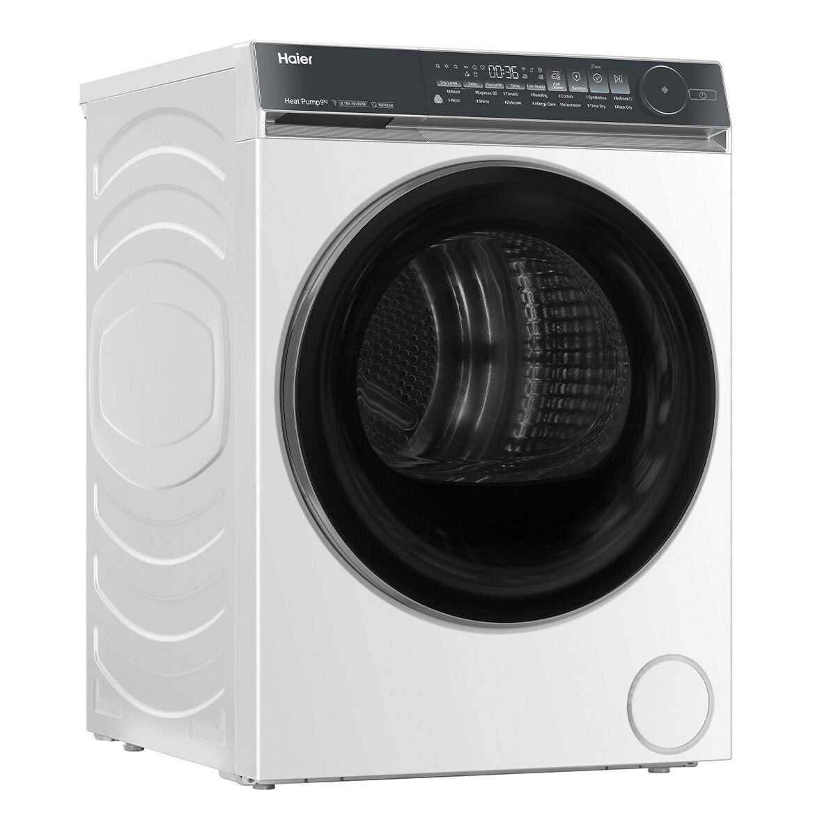 Haier 500 Series 9kg Heat Pump Dryer - White, 9 Star Energy Rating, Woolmark Blue Certified - HDHP90NW1
