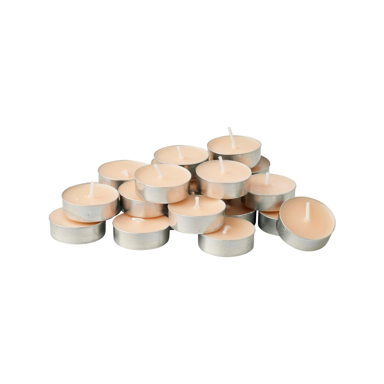 Waxworks Orange Citronella Tea Light Candles 24 Pack - Mosquito Outdoor