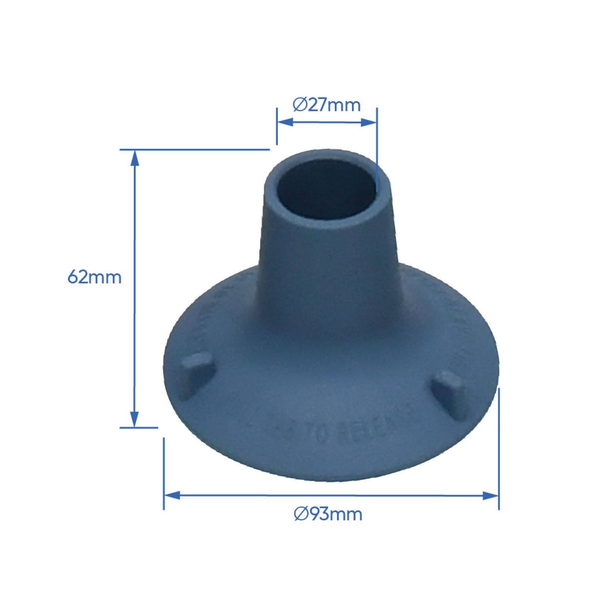Q-Assist Suction Feet 200kg, Slip-Resistant TPR Rubber