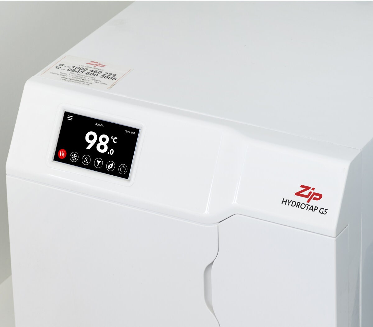 Zip HydroTap G5 Elite Plus Boiling and Ambient Filtered Tap - Chrome Touch Screen - H5E785Z00AU