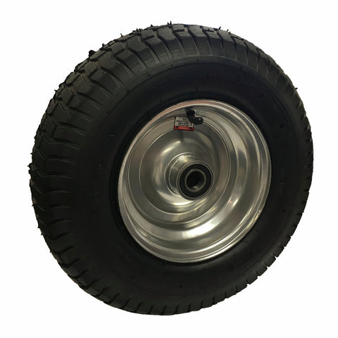 Move It 650 x 8" Pneumatic Wheel, 1" Bearing, Steel Hub, 100kg