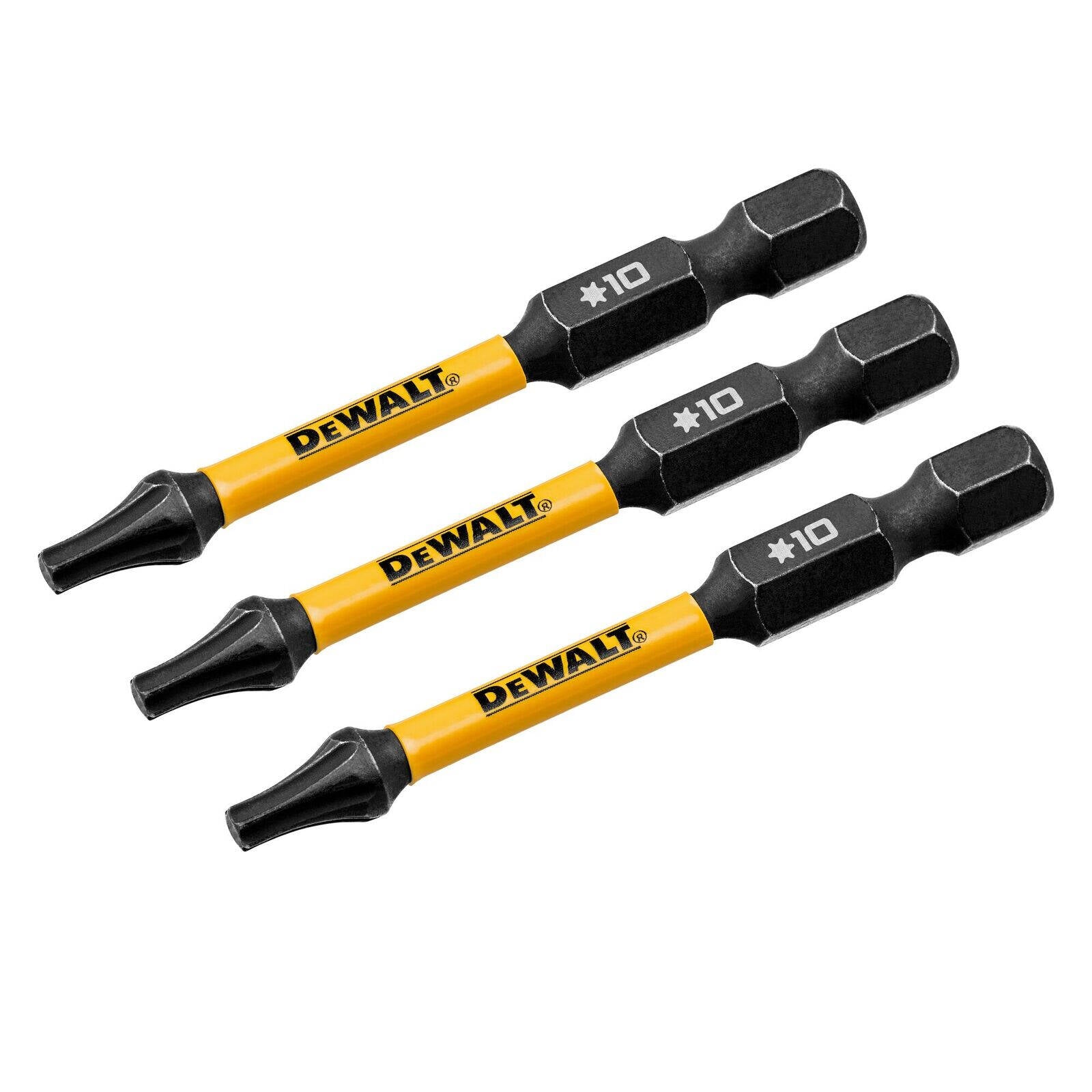 DeWALT FLEXTORQ 57mm TX10 Screwdriver Bit - 3 Pack
