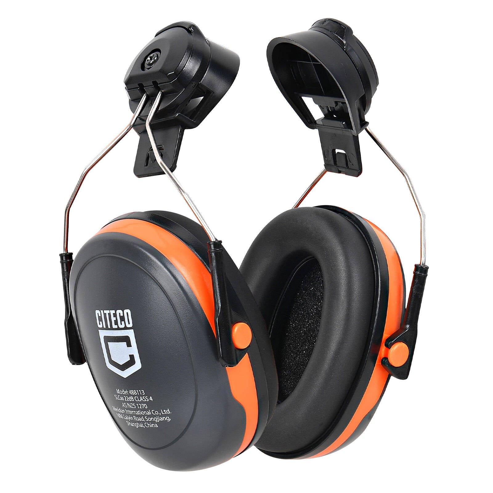 Citeco Detachable Ear Muffs for Hard Hat Helmets
