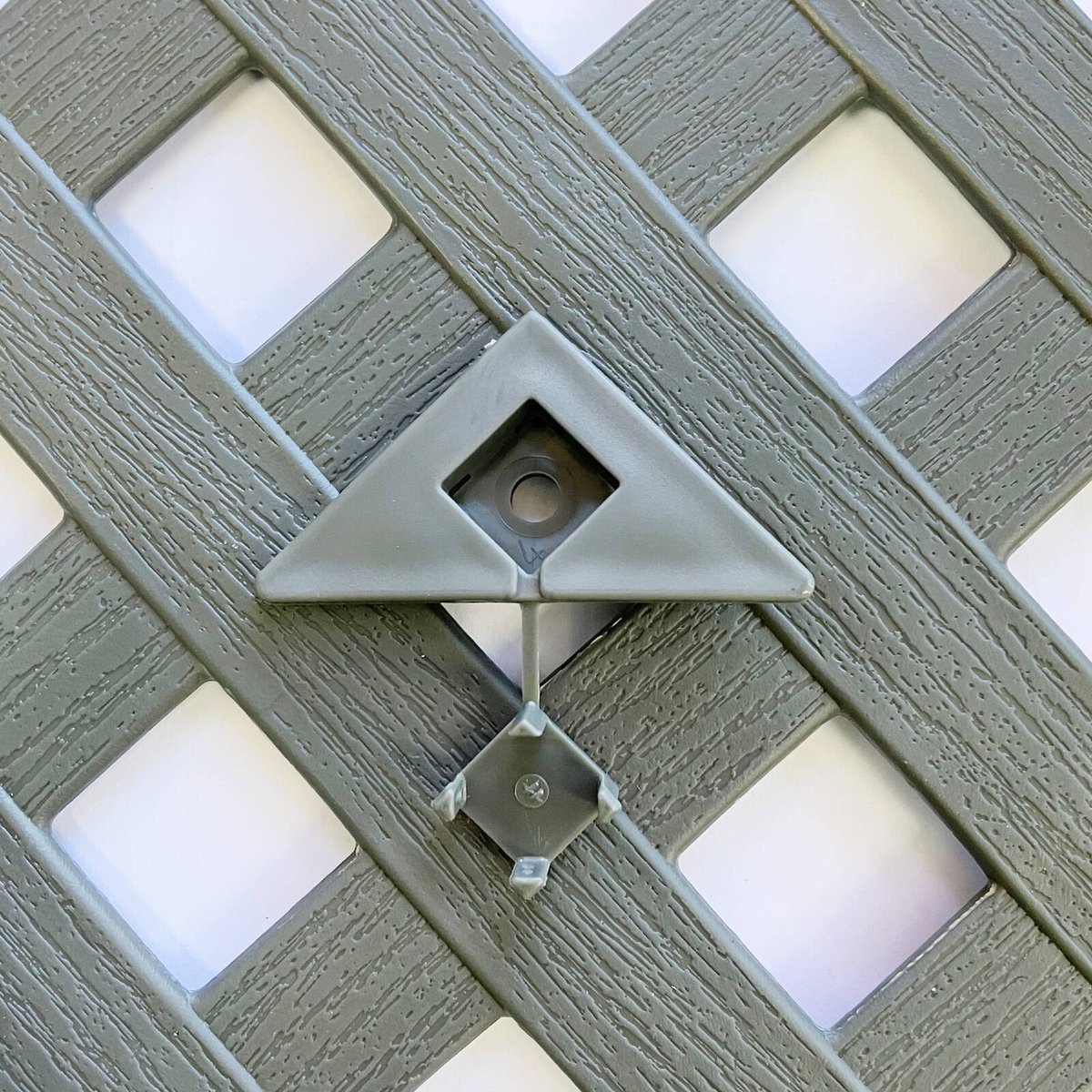 Matrix Slate Grey Diamond Clip Lattice Accessory - 12 Pack