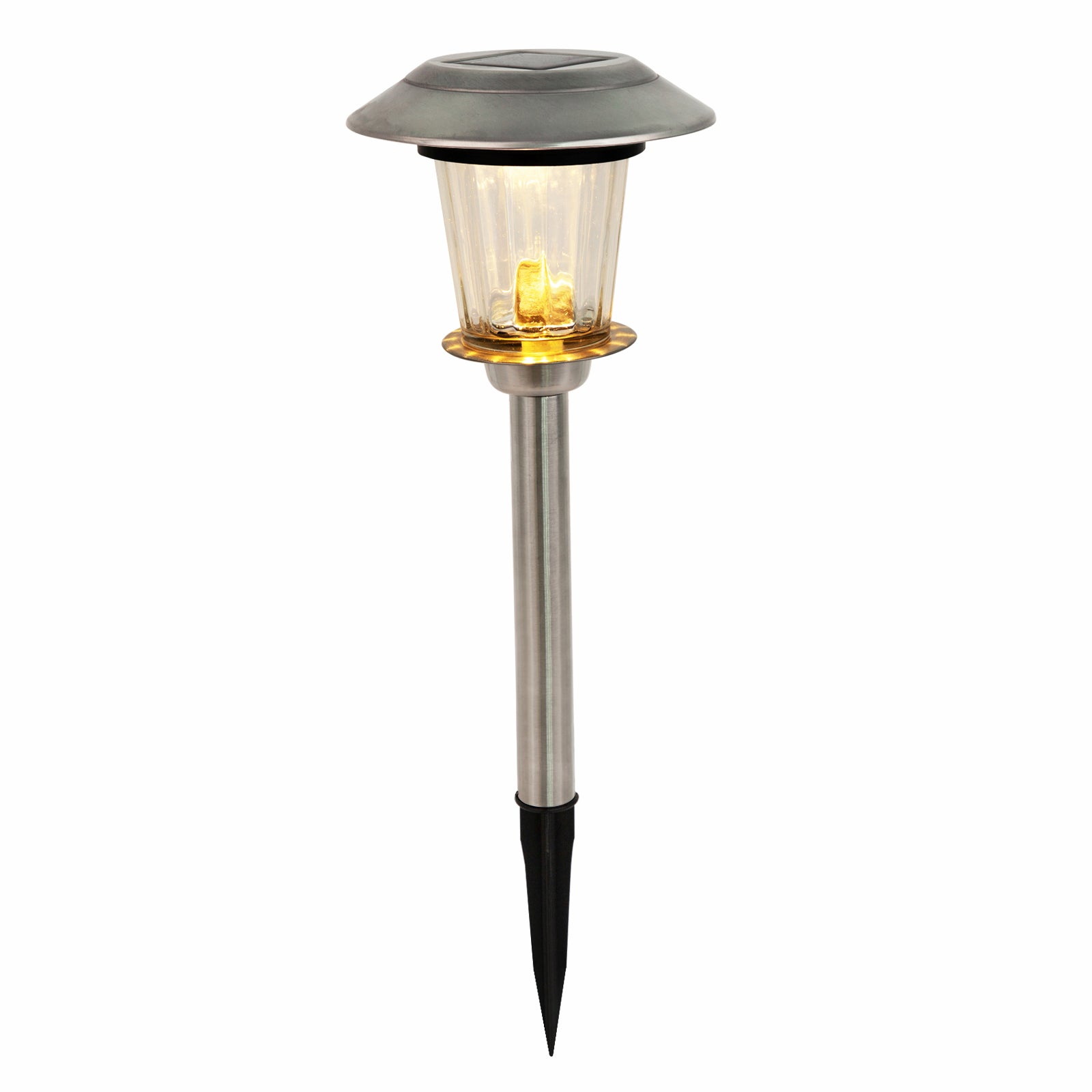 Solar Magic 10lm Warm White Stainless Steel Bollard Pathlight Solar SM77