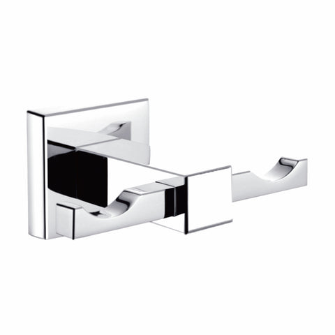 Mondella Rococo 80mm Chrome Robe Hook, Metal Wall Mount