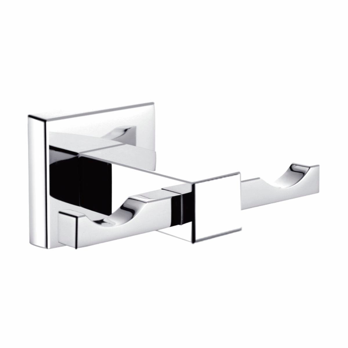 Mondella Rococo 80mm Chrome Robe Hook, Metal Wall Mount