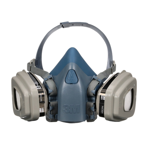3M Professional Painters Reusable Respirator, Cool Flow Valve, Silicone Facepiece, Adjustable