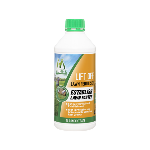 Munns Professional 1L Lift Off Liquid Lawn Fertiliser Concentrate
