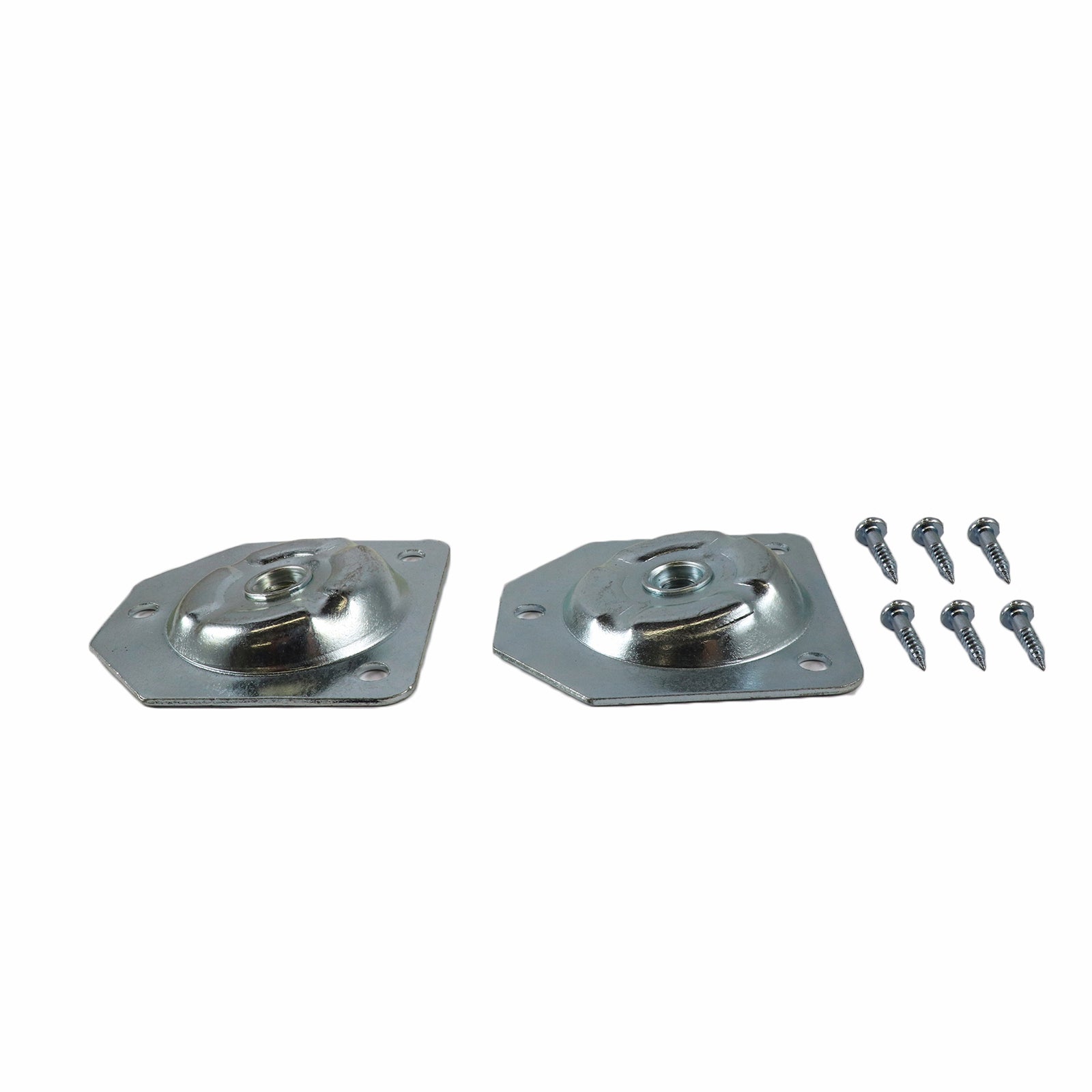 Adoored 5/16in Zinc Plated Steel Angled Leg Plate 2 Pack