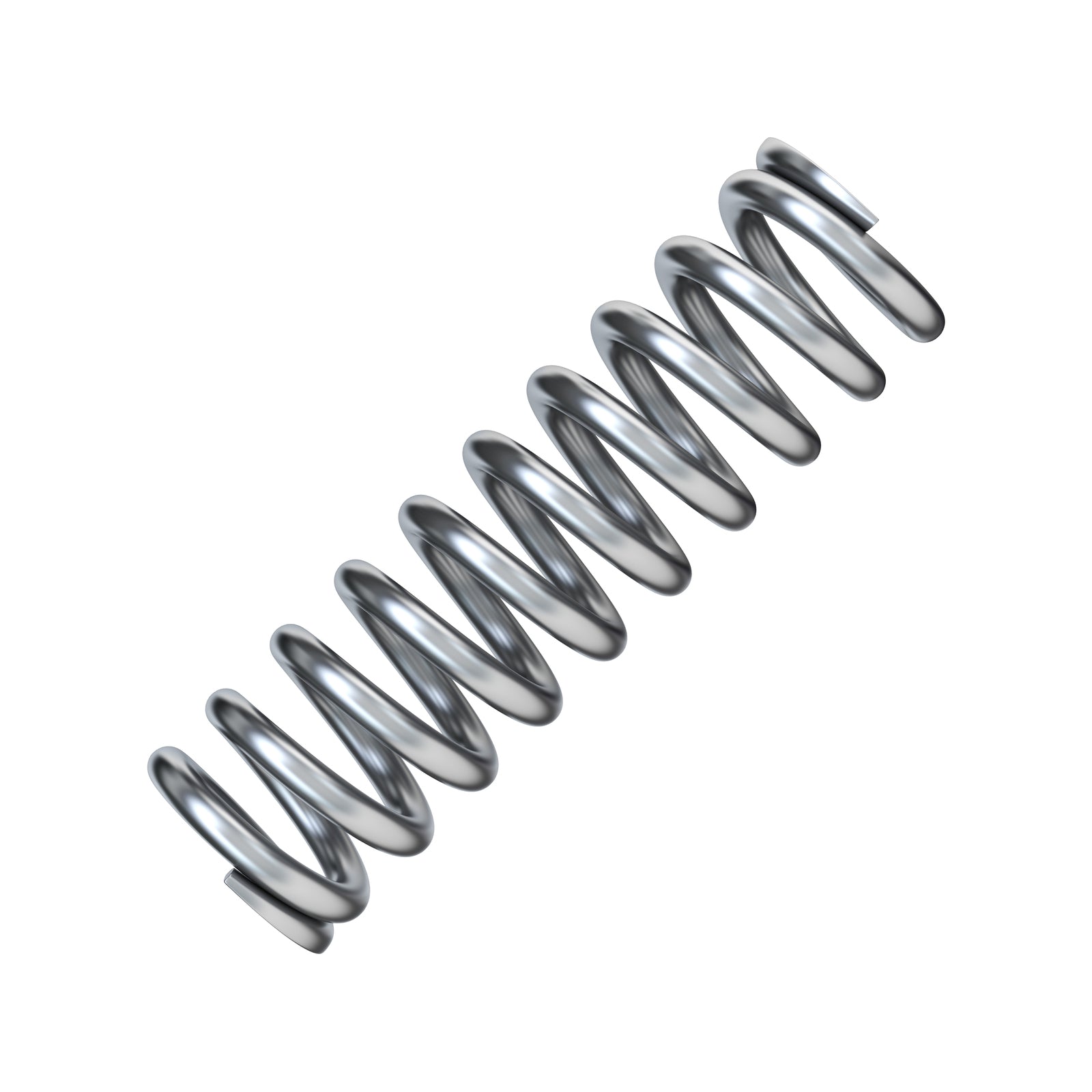 Century Spring Corp 8 x 50.8 x 1.2mm Compression Spring - 4 Pack Steel
