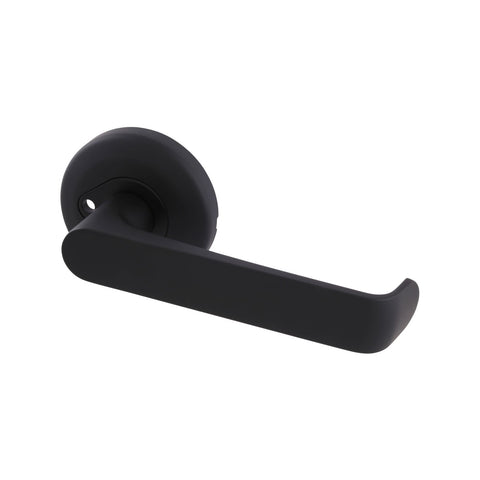 Gainsborough Neue Telo Matt Black Privacy Lever Set Indoor