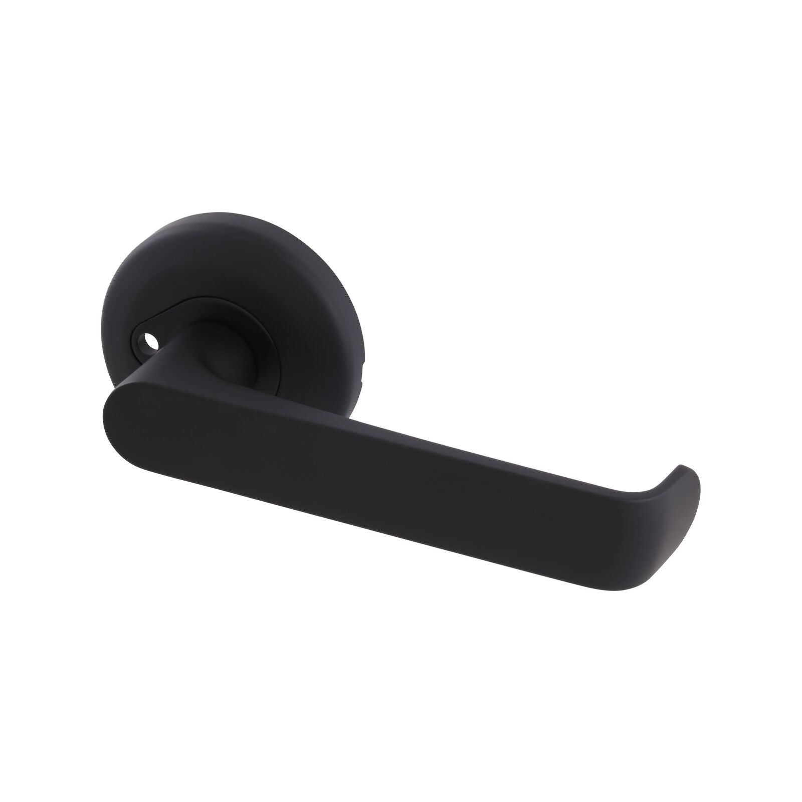 Gainsborough Neue Telo Matt Black Privacy Lever Set Indoor