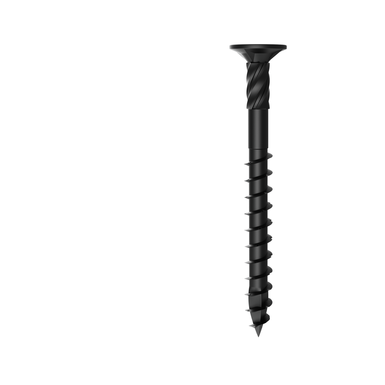 Bremick XTP 14g x 75mm Carbon Steel T40 Bugle Batten Screws Technoguard Black 500 Pack