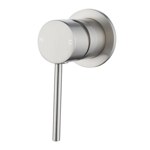 Mondella Resonance 35mm Brushed Nickel Pin Lever Shower Mixer, Brass