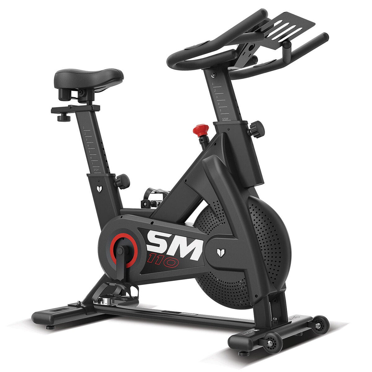 Lifespan Fitness SM-110 Magnetic Spin Bike - Flywheel, Display and Heart Rate Monitor - LFEX-SM110