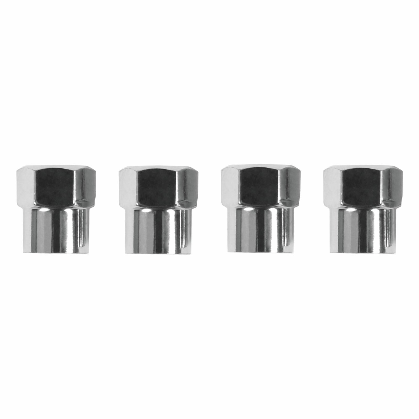 Trojan Chrome Valve Caps - 4 Pack