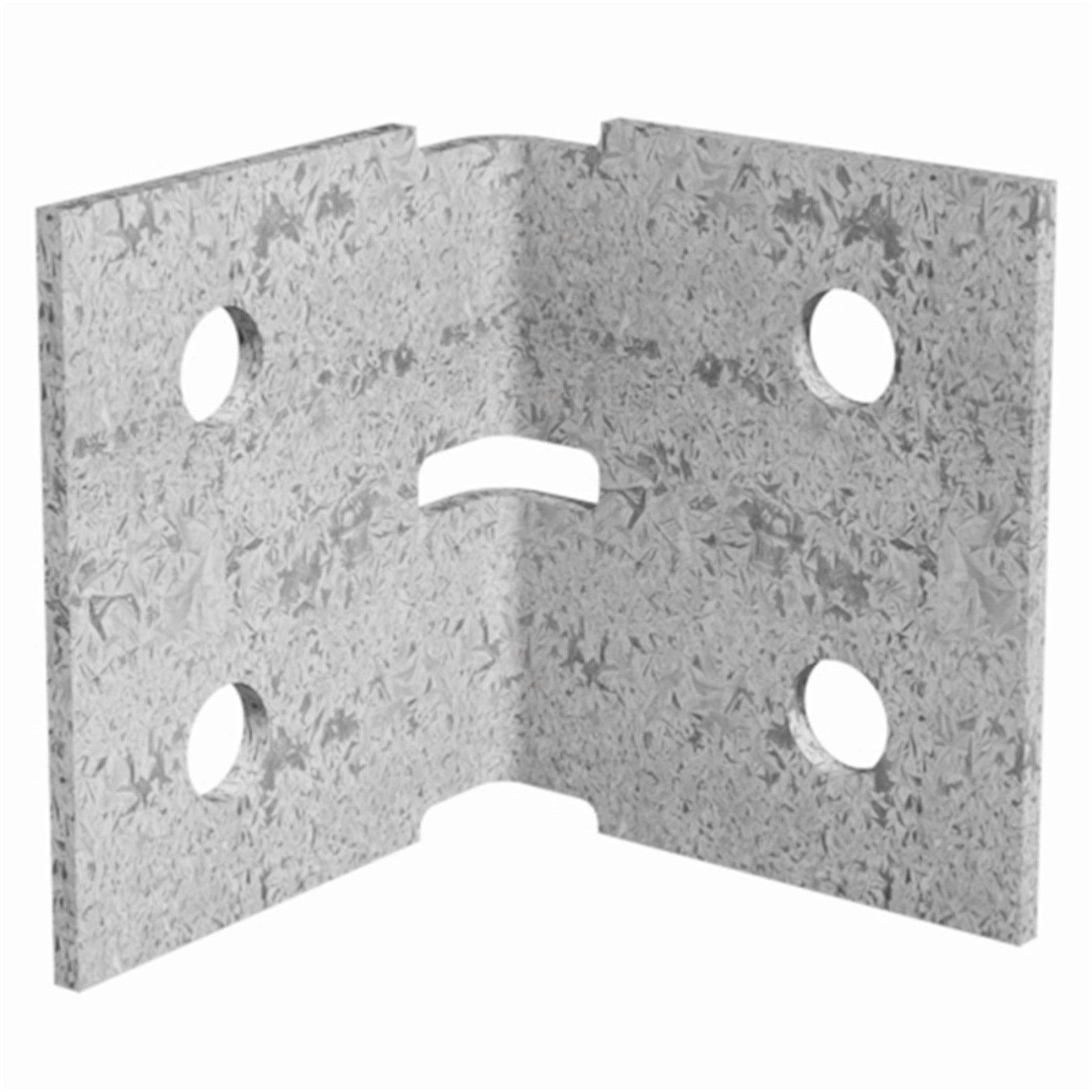 Dunnings 60 x 60 x 70mm M10 Galvanised Steel Angle Bracket