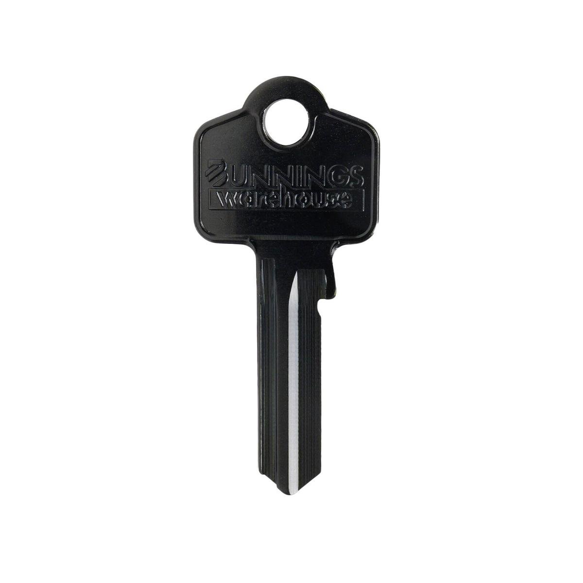 EHI WO2 Black Blank Key, Aluminium Titanium Alloy, for Key Cutting
