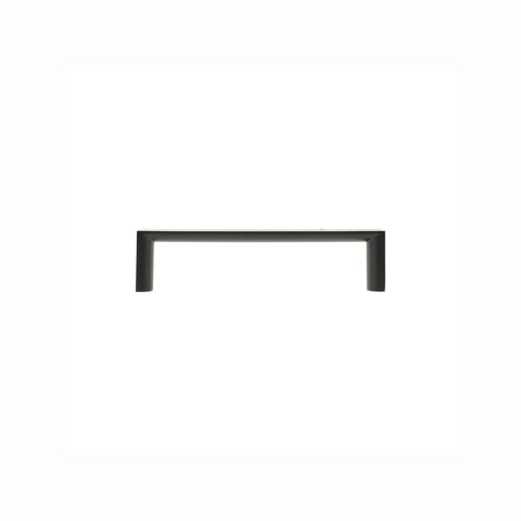 Lane Black Half Round Square Handle 96mm Zinc Alloy 4 Pack Matte Black - SuperSaverAU - view 1