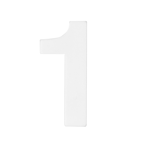 Sandleford Mode Self Adhesive Number 1 50mm White