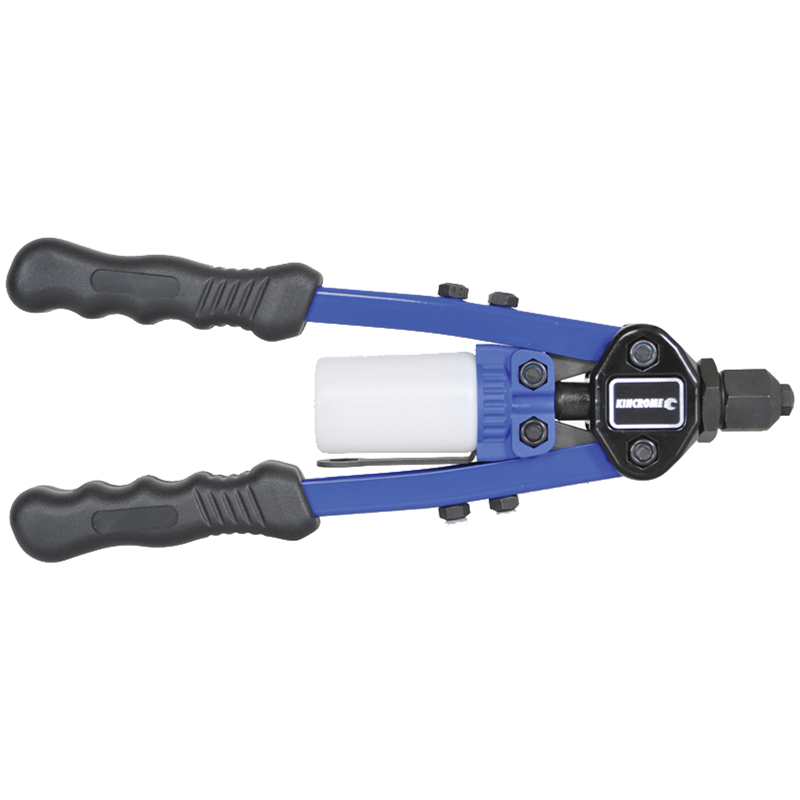 Kincrome 280mm Short Arm Hand Riveter Cr-Mo Steel Jaw with Onboard Nozzle Storage