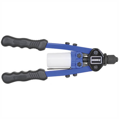 Kincrome 280mm Short Arm Hand Riveter Cr-Mo Steel Jaw with Onboard Nozzle Storage