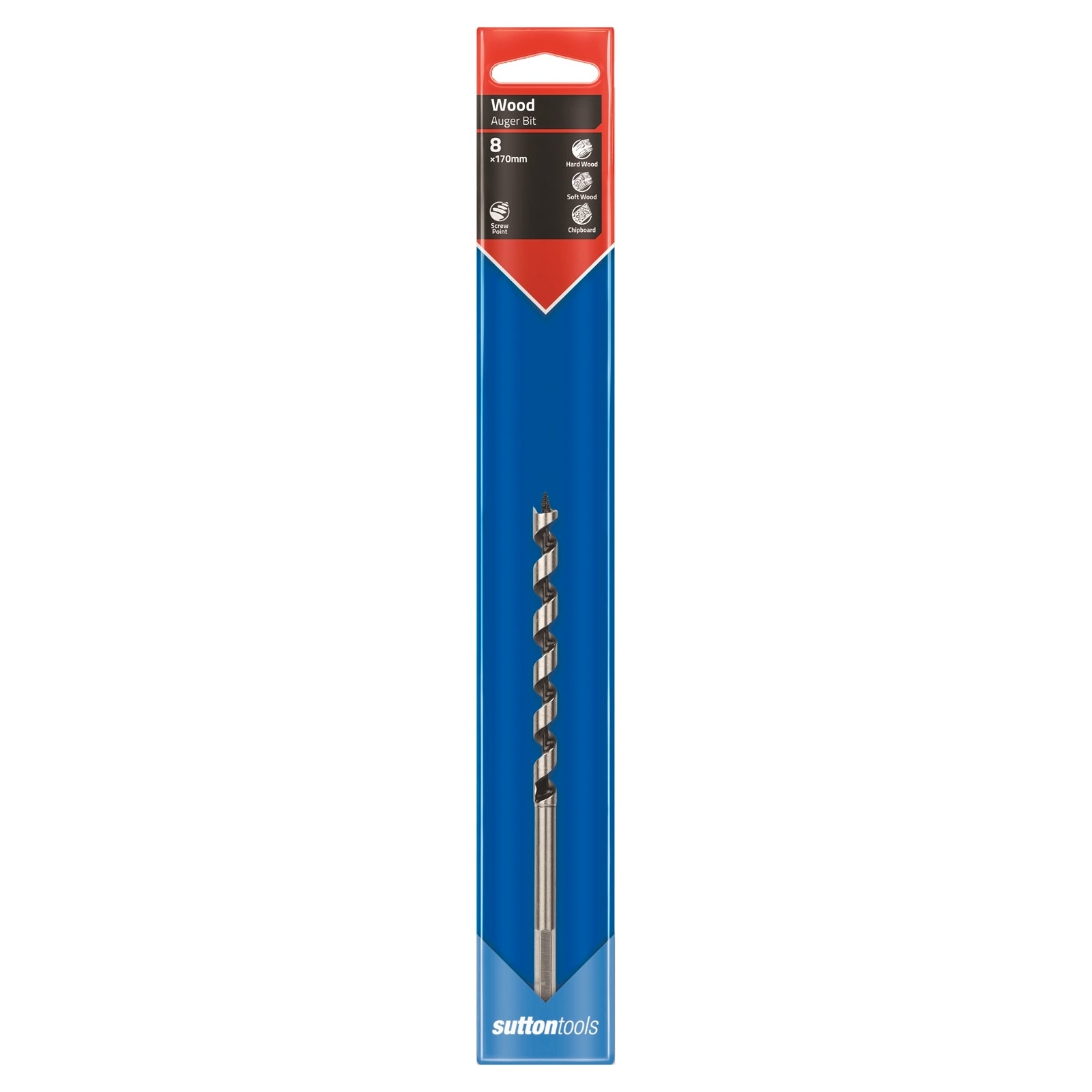 Sutton Tools 170 x 8mm Short Auger Bit