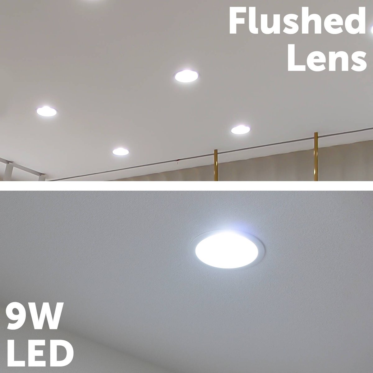 Arlec 9W Grid Connect Smart RGB CCT LED Downlight 92mm - Dimmable, Tri-Colour - SuperSaverAU - view 4