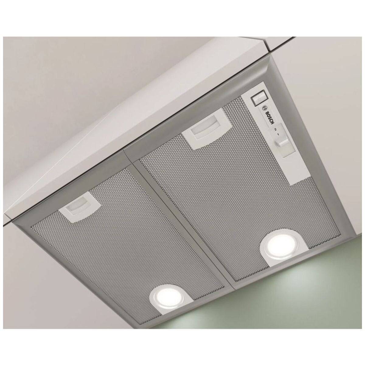 Bosch Series 4 53cm Integrated Rangehood - Silver Metallic - 604m³/h Boost, 4 Speeds - DHL555BMAU