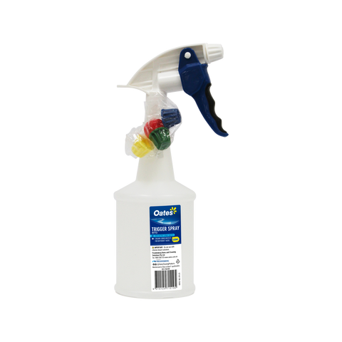 Oates 500ml White Trigger Spray Bottle 0.5L