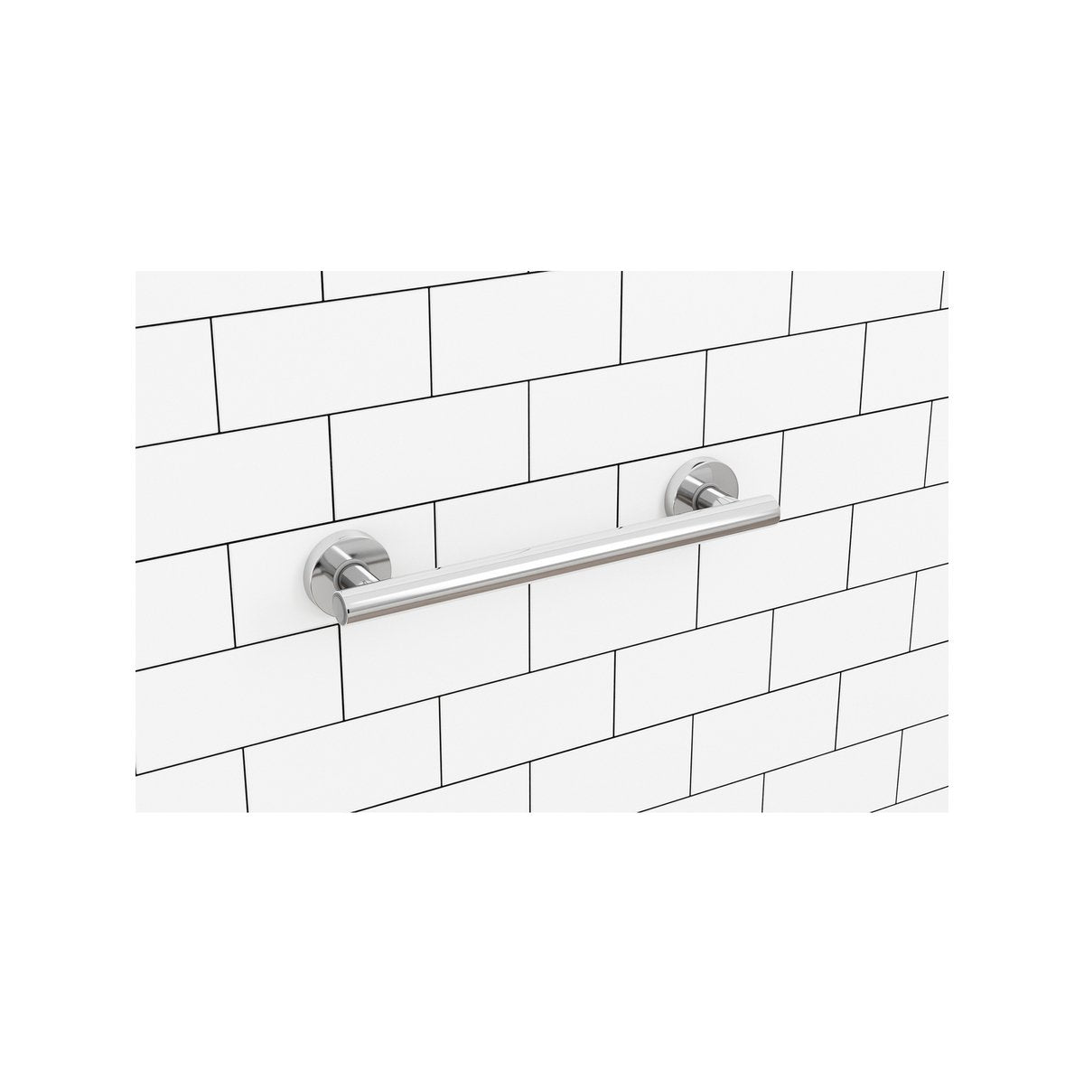 Evekare 450mm Grab Rail with LED Night Light - Polished Stainless Steel - SuperSaverAU - view 5