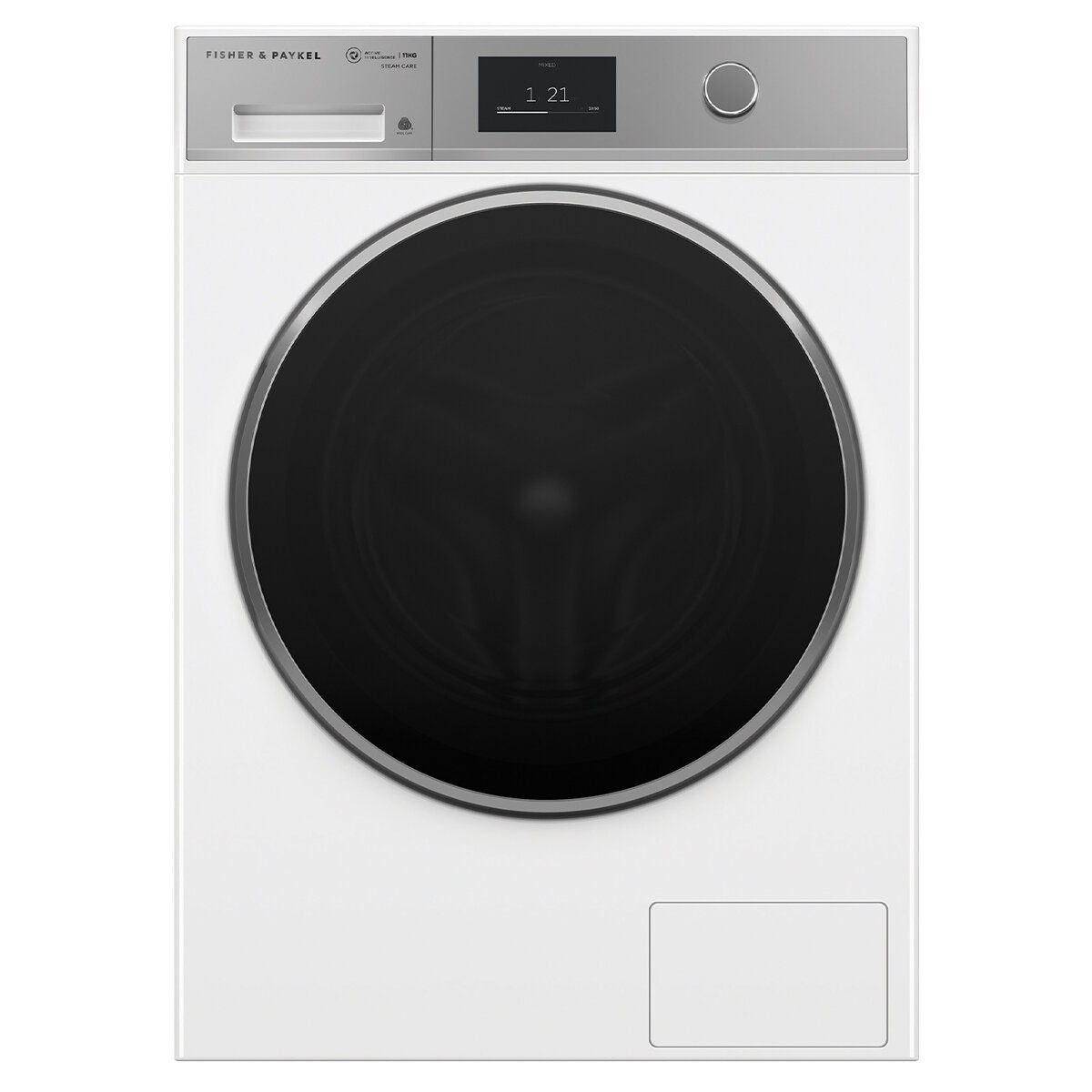 Fisher & Paykel Series 11 11kg Front Loader - White, Steam Care, 24 Programs, 5 Star Energy - WH1160H1