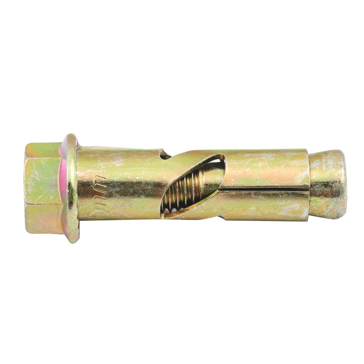 Ramset DynaBolt Plus 16 x 65mm Hex Nut Masonry Sleeve Anchor - Gold Passivated