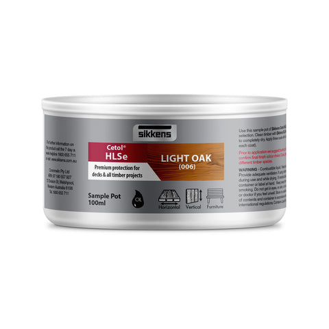 Sikkens 100ml Light Oak Cetol HLSe Timber Finish Oil Based