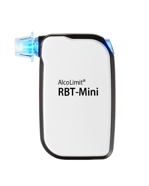 Alcolimit mini smartphone breathalyser - iPhone and Android compatible, AS3547 certified, white - ALCO-090