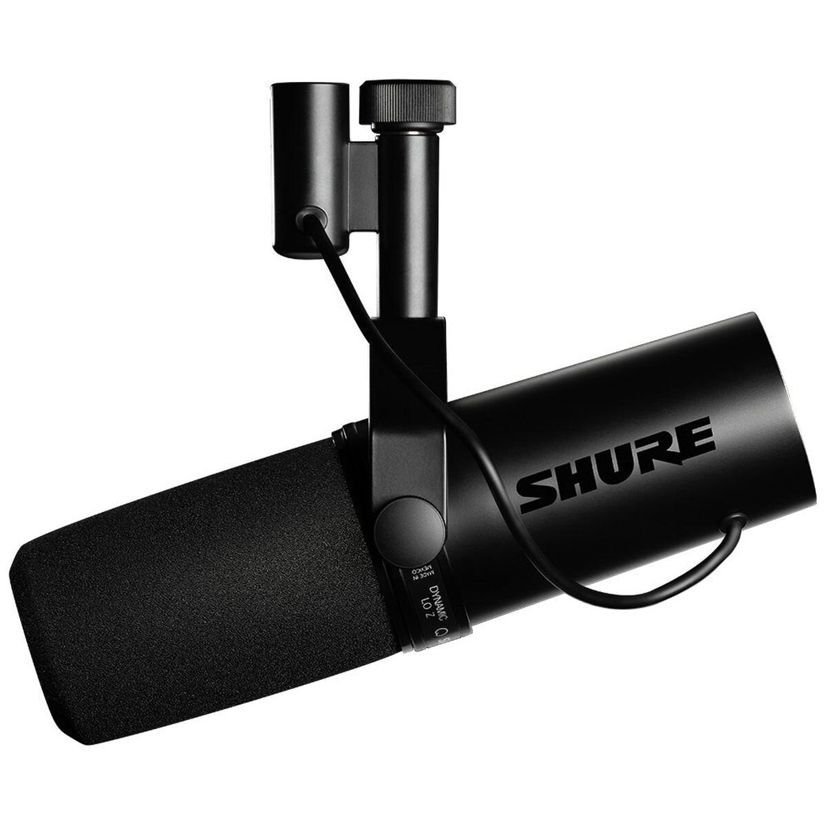 Shure Professional Dynamic Vocal Microphone - Integrated Preamp, Cardioid Pattern, Pop Filter - SHR-SM7DB
