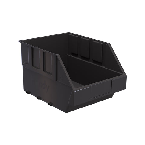 Handy Storage Size 40 Grey Plastic Storage Tote Stackable Nestable