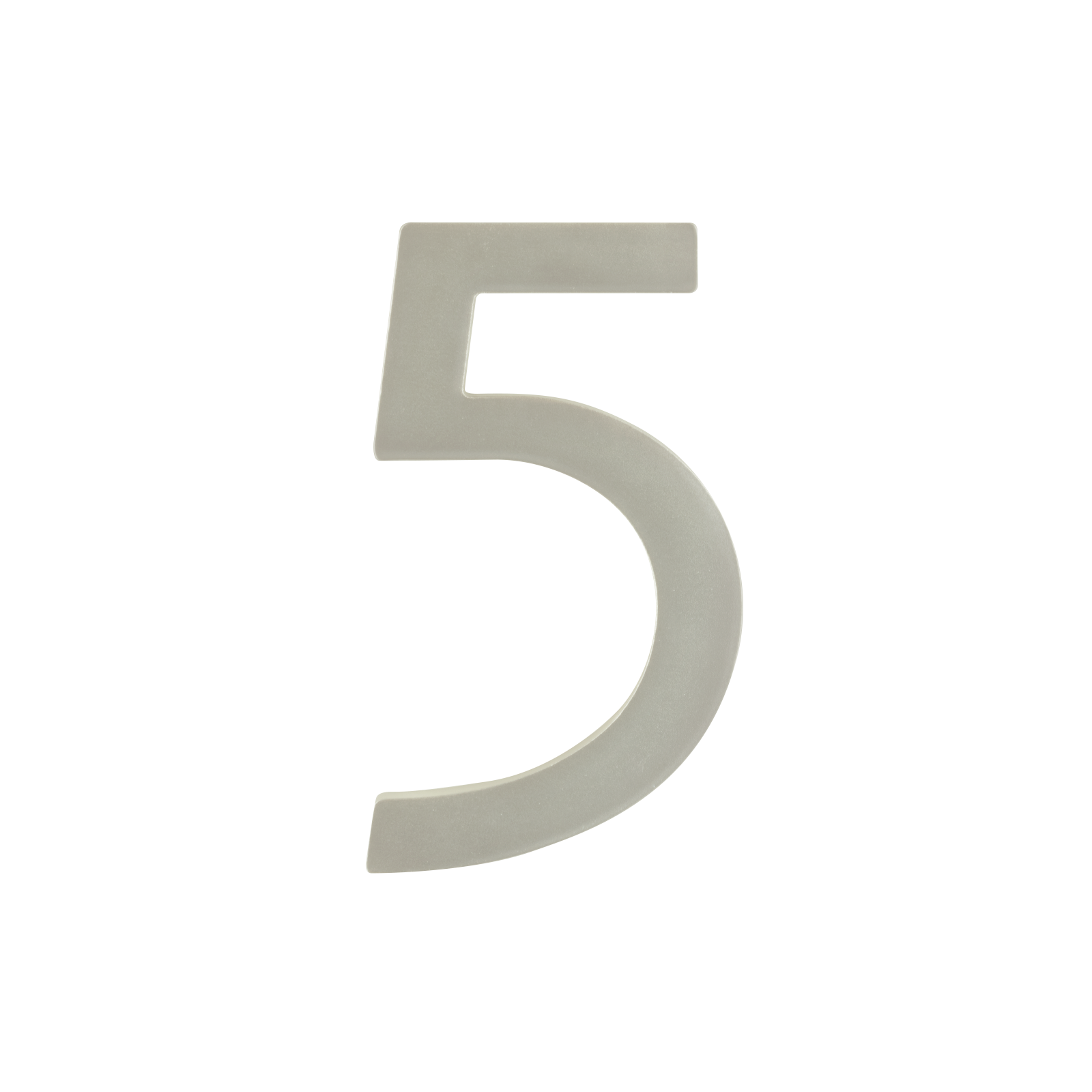 Sandleford Lorne Numeral 5 100mm Stainless Steel House Number