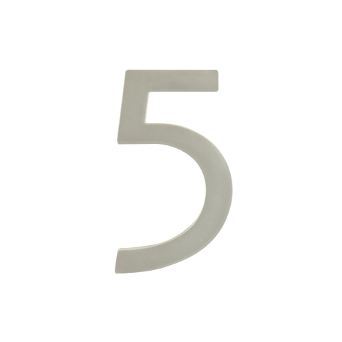 Sandleford Lorne Numeral 5 100mm Stainless Steel House Number