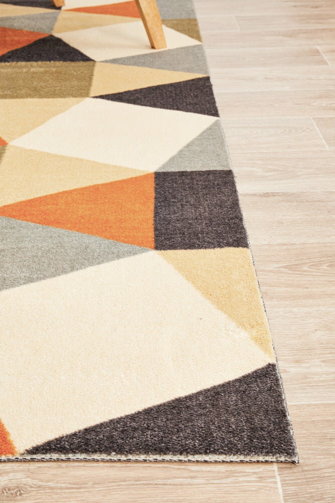 Rug Culture City small rust rug 160x110cm - acrylic with 5mm pile - CIT-564-RUST-160X110