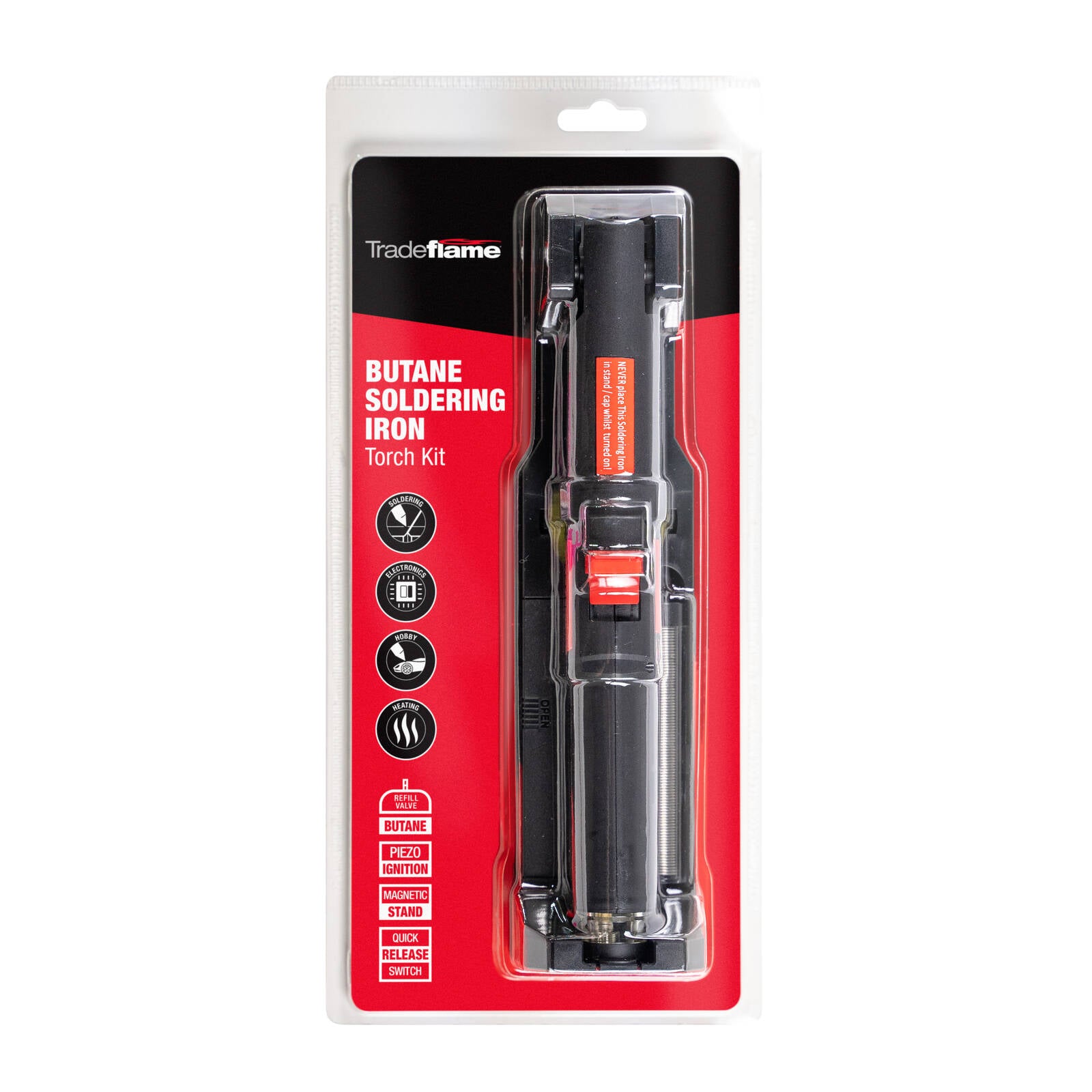 Tradeflame Butane Soldering Iron Torch Kit Gas with Solder