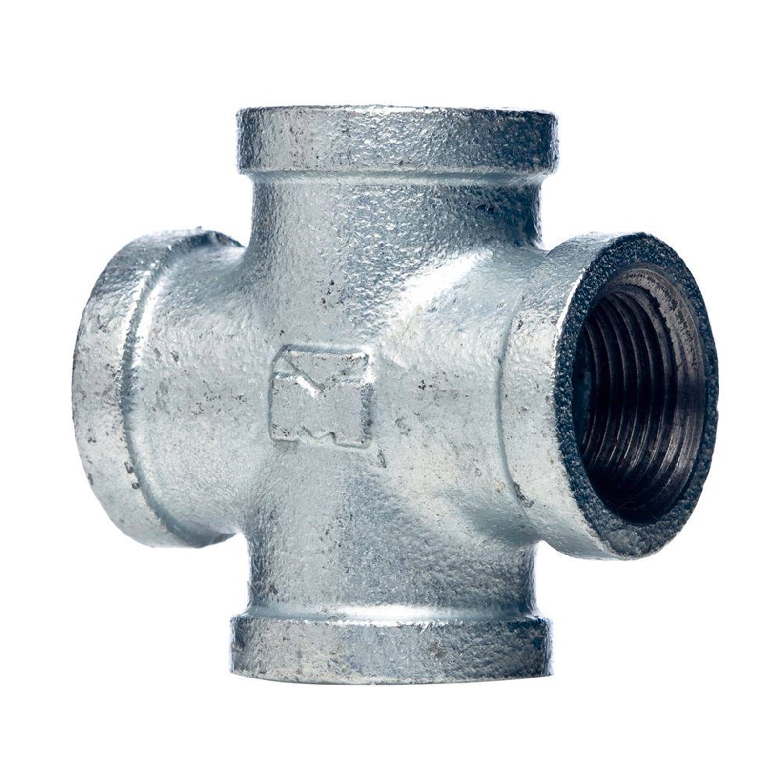 Brasshards 15mm Galvanised Malleable Iron Cross