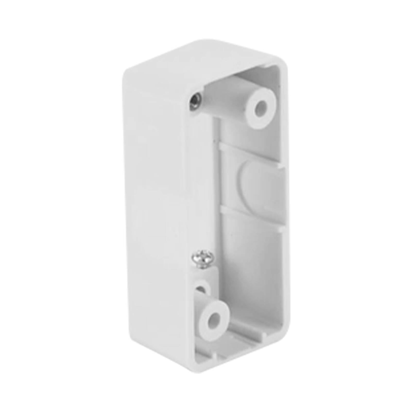 DETA Mounting Block For Architrave Switch White Polycarbonate 26mm 6326B