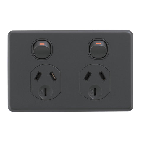 Deta X6 Matt Black Double Power Point - SuperSaverAU - view 1