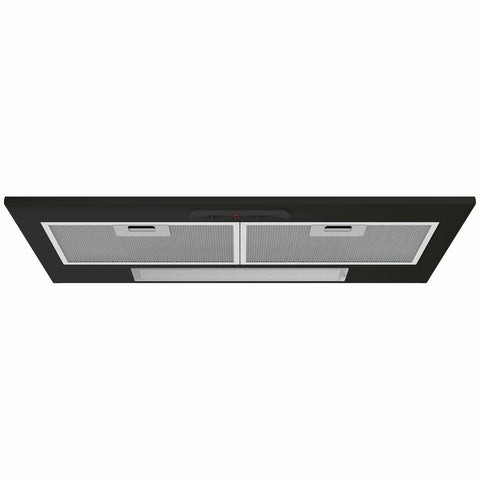 Chef 70cm Undermount Rangehood - Black Facia - 370m³/h, 2 Fan Speeds, LED Lighting - CRI714DB