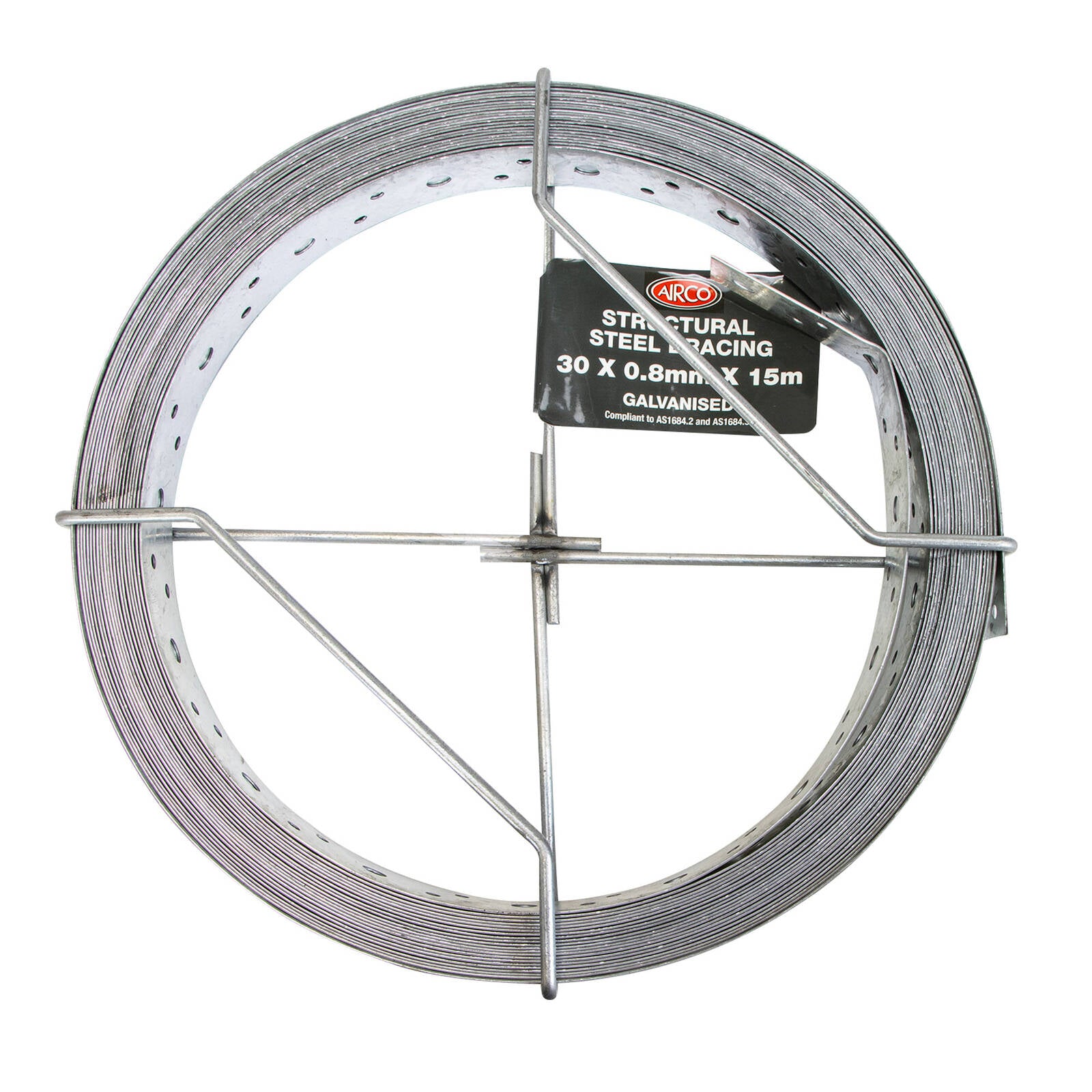 Airco 30 x 0.8mm x 15m Structural Galvanised Strapping